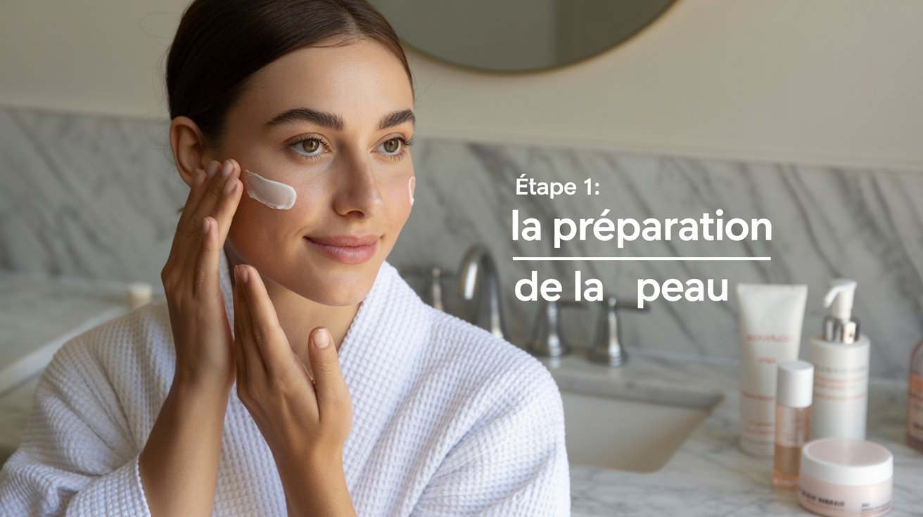 Préparation de la peau
